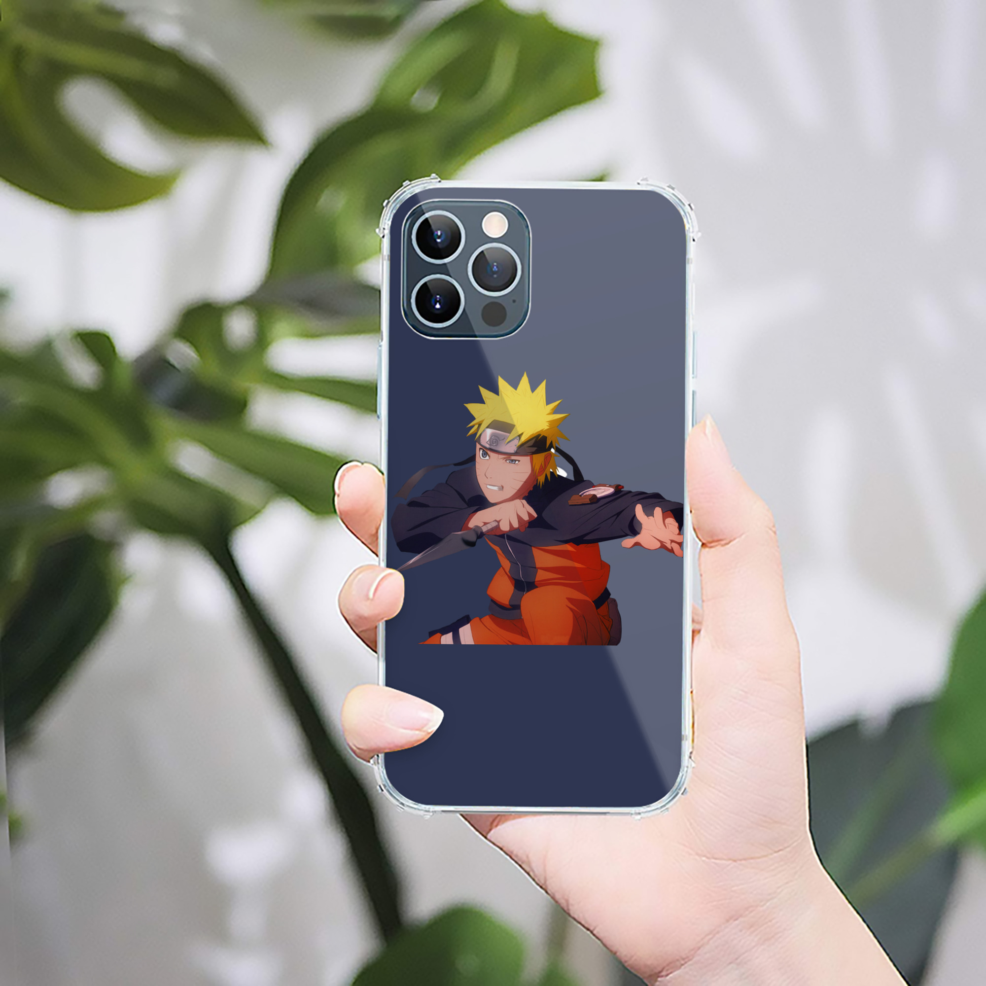（画像用） NARUTO -ナルト- うずまき ナルト Uzumaki Naruto 【iPhone 12シリーズ対応】透明スマホケース（クリアソフトケース）